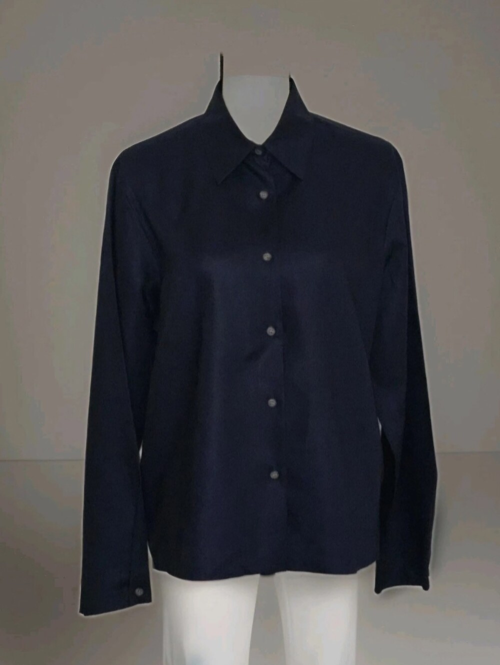 Evan Picone New With Tags Blue Linen Blouse Size 12